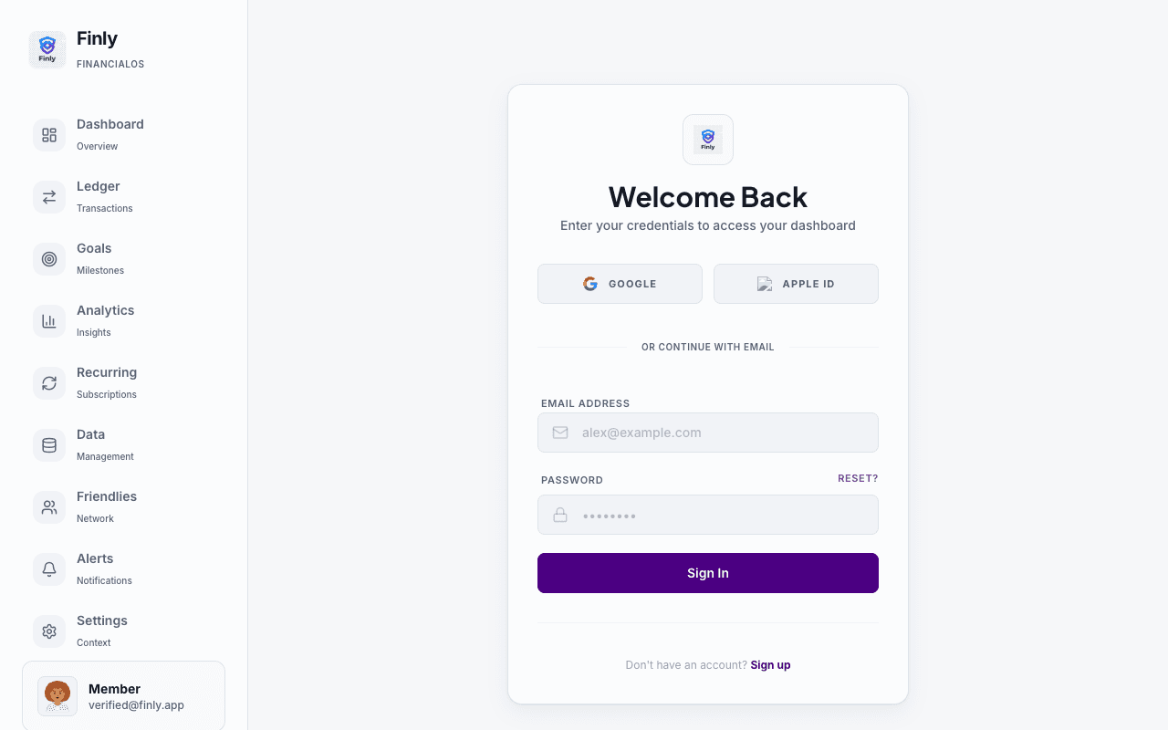 Finly | FinancialOS